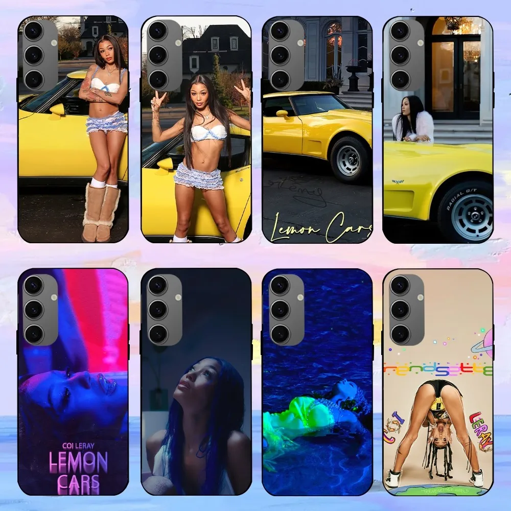 Rapper C-Coi Leray Lemon Cars Phone Case For Samsung Galaxy S21 S22 S23 S30 Note 10 20  Plus Lite FE ULTRA Shell