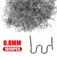 1000PC Automotive Plastic Repair Welding Nail Standard Pre Cut Wave Staples Bumper Bodywork Repairs Machine Welding Hot Stapler