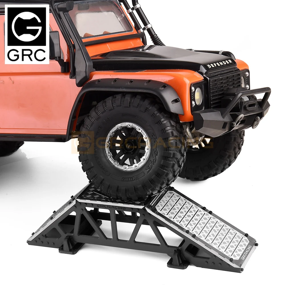 GRC SCale Obstacle Ramp Obstacle Desktop Climbing Prop Stainless Steel Suitable for 1/10 1/8 1/12 Crawlers TRX4 SCX10 # G189A