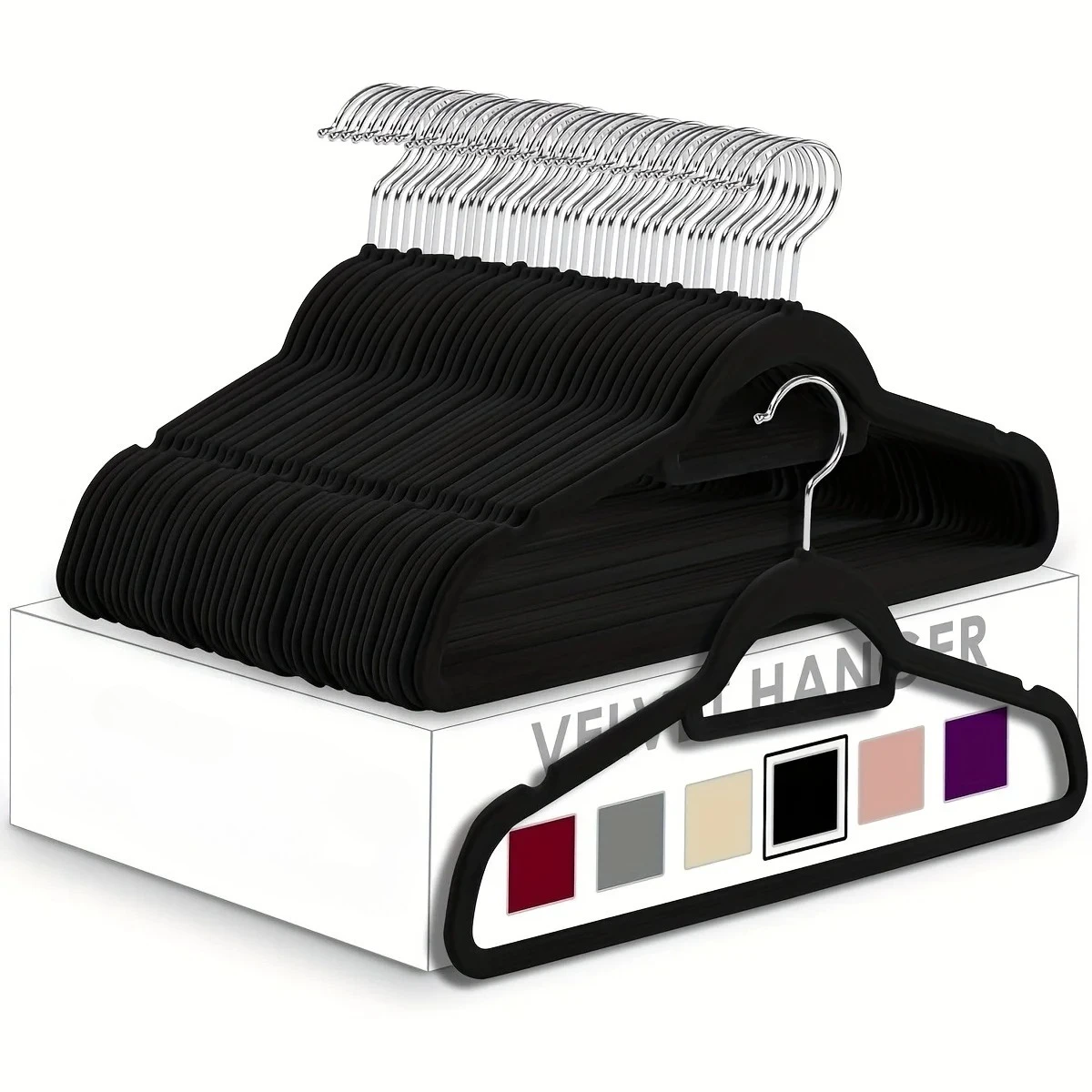 Exclusive for Supermarkets, This Multifunctional Plastic Hanger Is Non-Slip And Mark-Free, Saving Space, Suitable for Wardrobes