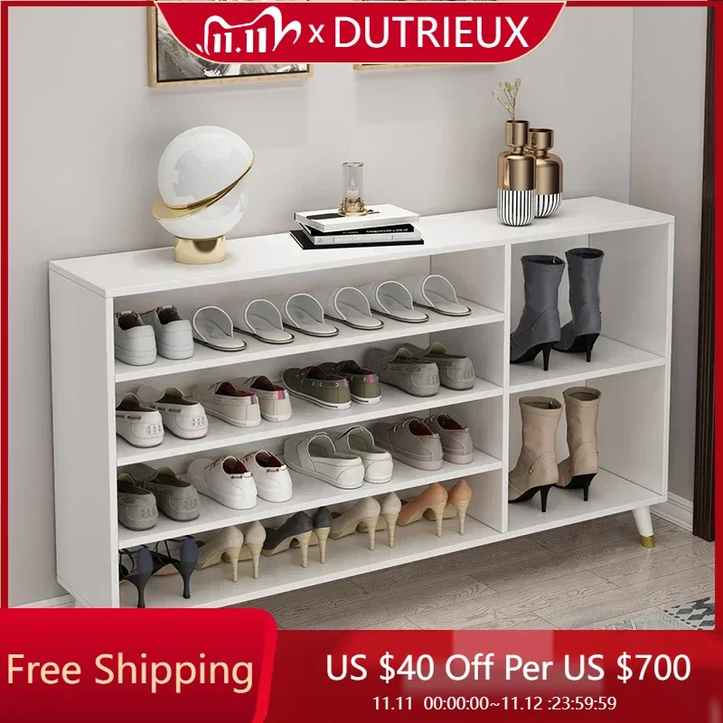 

White Indoor Shoe Rack Nordic Space Saving Modern Designs Shoe Rack Display Living Room Sapateira Entrance Hall Furniture