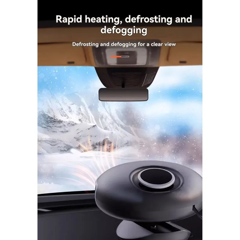 Upgraded For Car Heater Defroster 12V Vehicle Heating Kit Portable For Frost Fog Removal For Car Accessories