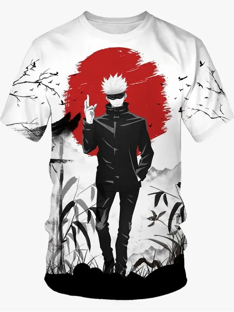 

3D Printed round Ne ort Sve Men's irt Comfortable Loose Fit T-irt Casual Youthful Sle Printed Pattern Springwear