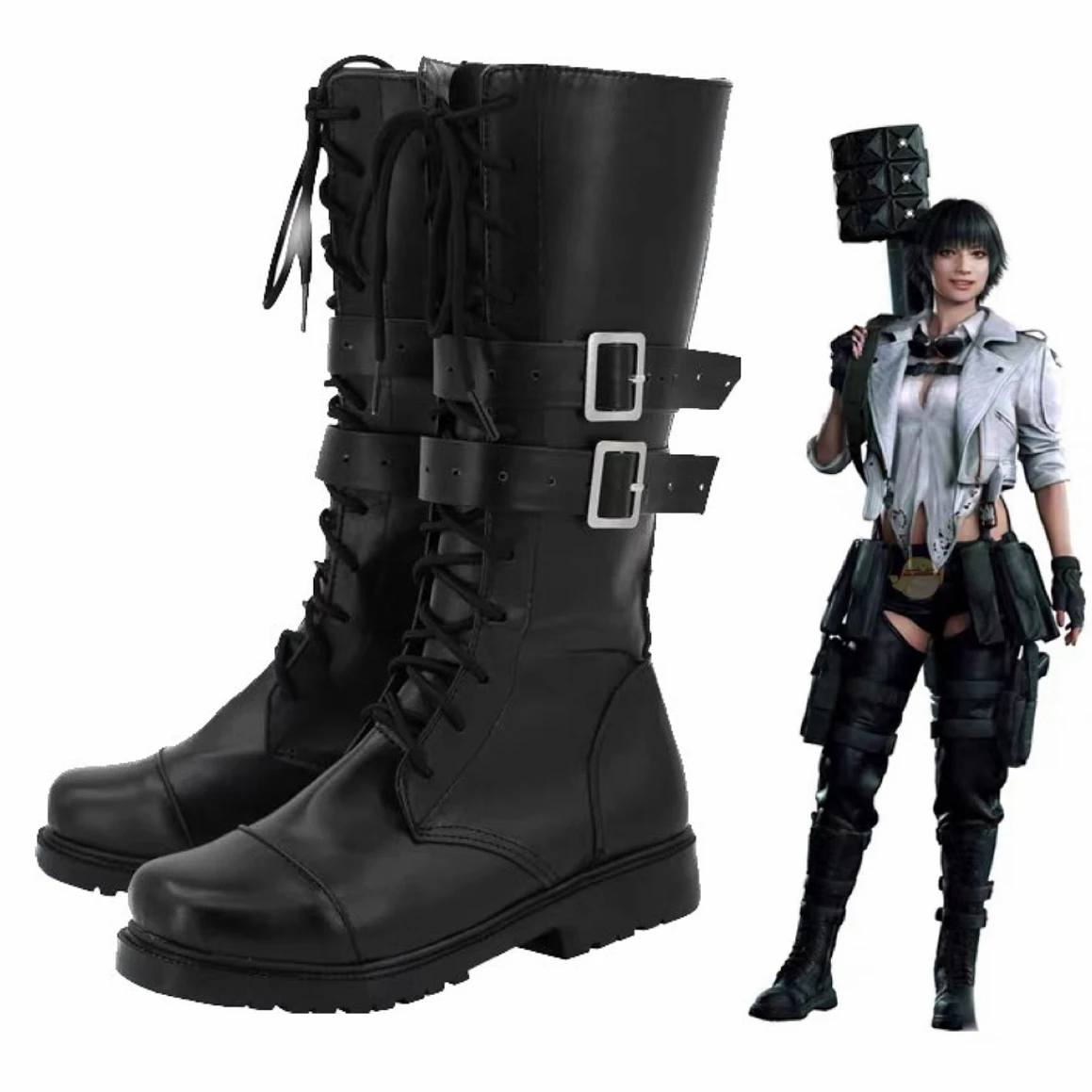 Lady Cosplay Boots Shoes Devil May Cry 5 Shoes