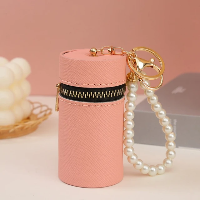 PU Macaron colore portamonete cilindrico portatile carino Mini portamonete portachiavi per auto borsa per auricolari borsa per rossetto portatile da donna AliExpress
