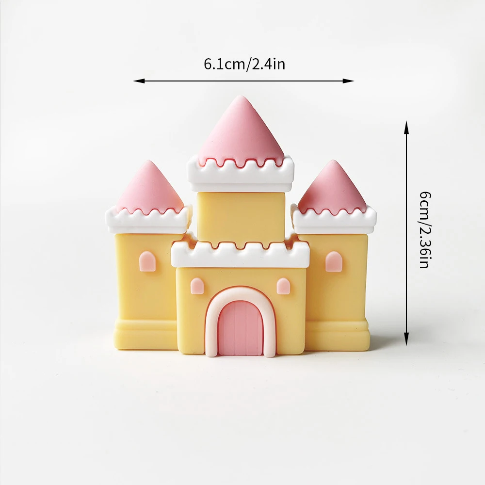 Meerjungfrau Kuchen Topper Regenbogen Schwanz Shell Schloss Tisch Ornamente Prinzessin Mädchen Baby Party Liefert Seestern Auto Kuchen Dekorationen – Detail 11