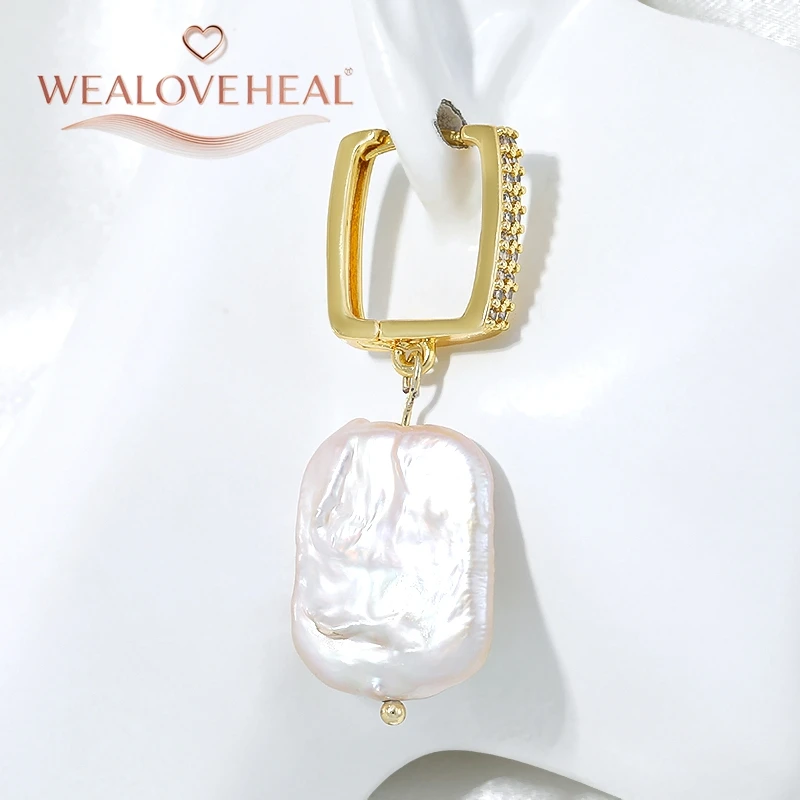 schmuckherstellung zubehör, 18K Vergoldete Messing Quadratische Huggie Hoop Ohrringe mit Mikro-Pavé Zirkonia und Schlaufe für DIY Hängeohrringe ​ Schmuckherstellungszubehör – Detail 21