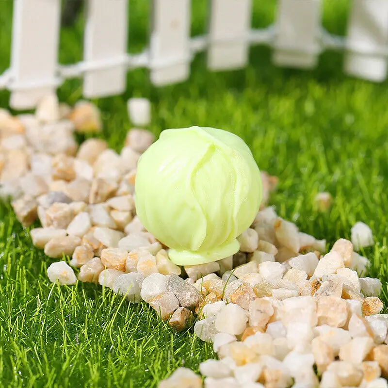 

Realistic Mini Vegetable Resin Ornaments Set of 5 for Dollhouse Diy Micro Landscape and Home Decoration Crafts