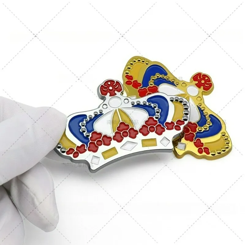 High-quality Metal Crown Car Stickers for Car Modification DIY Personalized Decoration Car Personalized Accessories