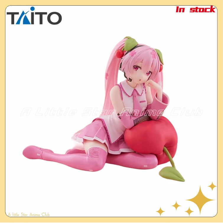 

In Stock Original TAiTO Desktop Cute Dolls Sakura Future Cherry Pillow Style Animation Figures Model Collection Ornaments Toys