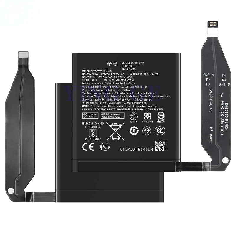 C11P2102 for ASUS Zenfone 9/10 Mobile Phone Battery High Quality High Capacity Replacement Bateria Grade A Cell with Tools