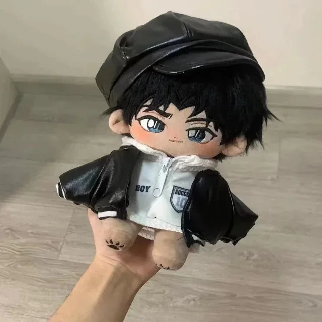 20cm Detective Conan Hattori Heiji Cute Doll Cosplay Cartoon Soft Body Change Clothes Pillow Adorable Game Xmas Gift