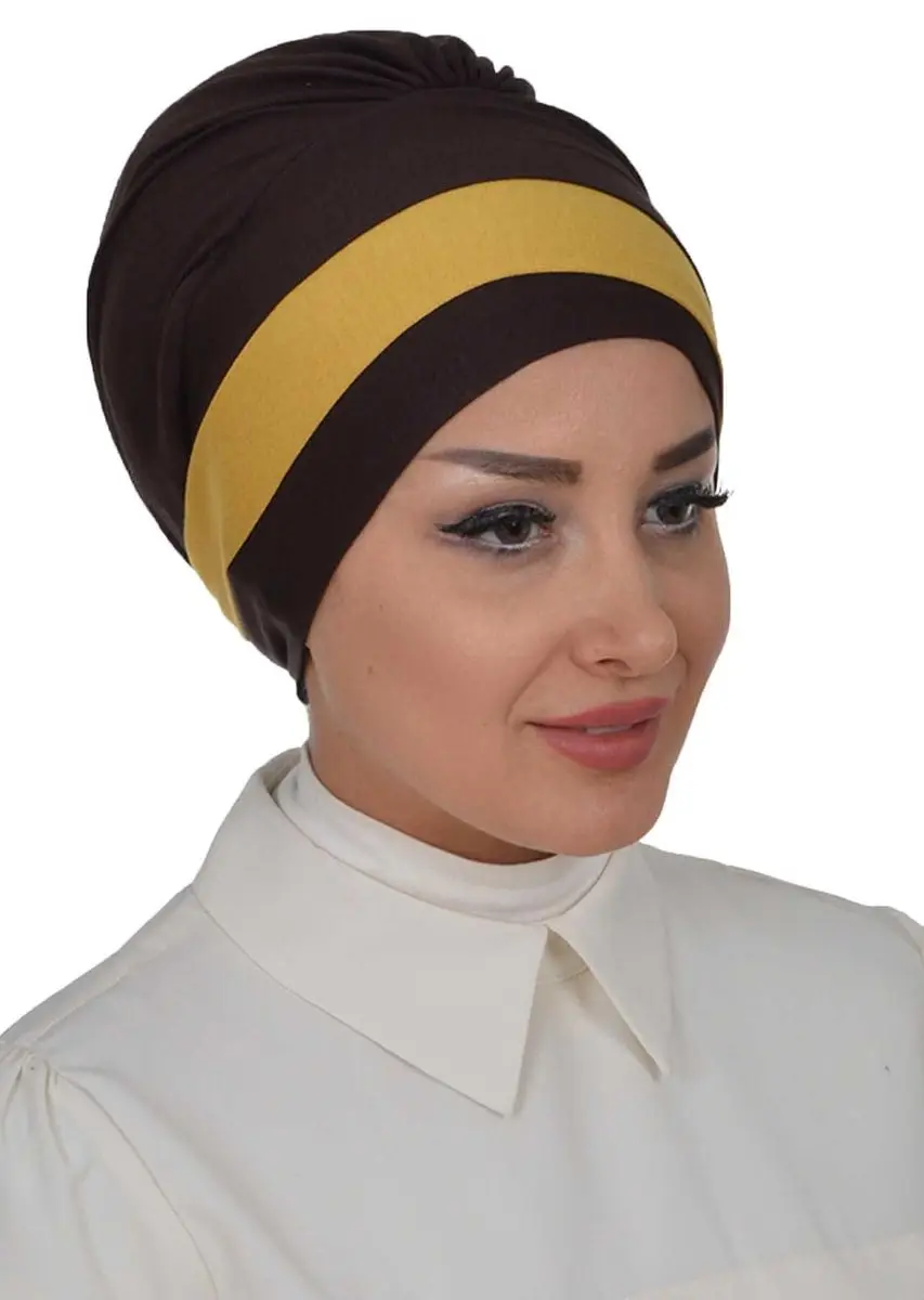 Cor dobro penteado osso marrom