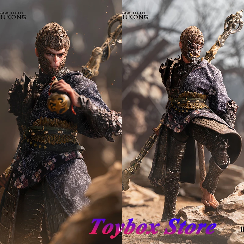 

INART оригинальная 1/12 черный миф китайская игра Wu Kong фигурка ароматом мини-обезьяна король бар орнамент 6 "полный набор фигурка