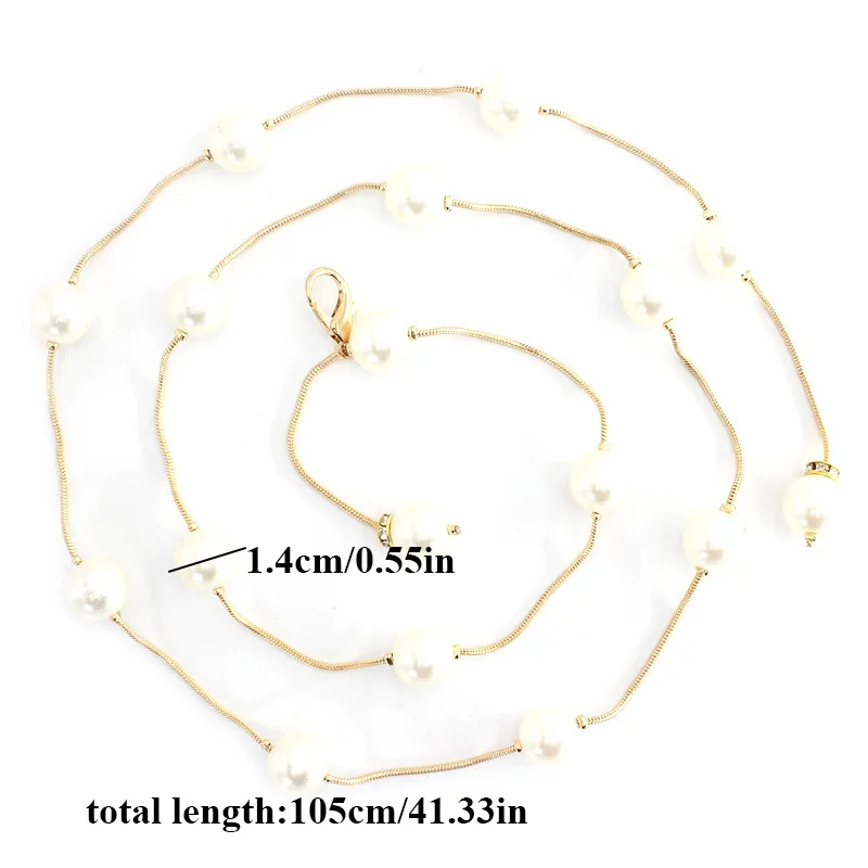 Woman Pearl Golden Waist Chain Belts For Women 2022 Designer for Pants Dress Streetwear Gothic Accessories  Women'S Belt Chain