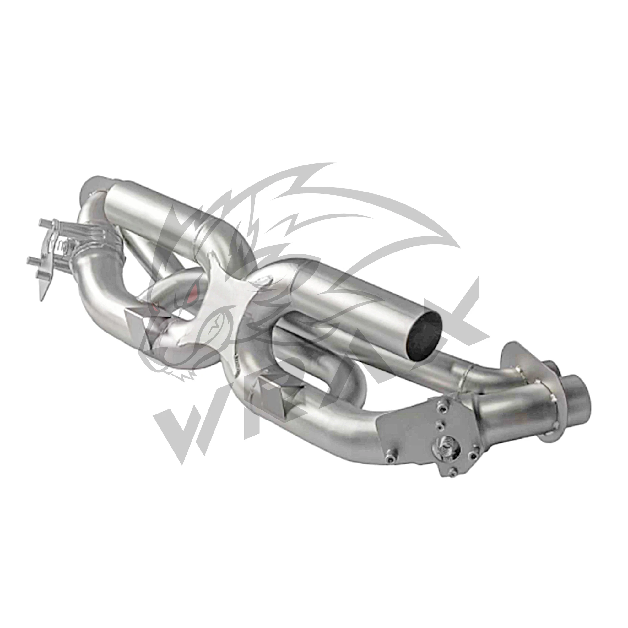 ترقية X-tube Catback WRAX العادم الرياضي لبورشه 991 992 Turbo S 2018 + صوت عالي التدفق SS304 العدوانية #4