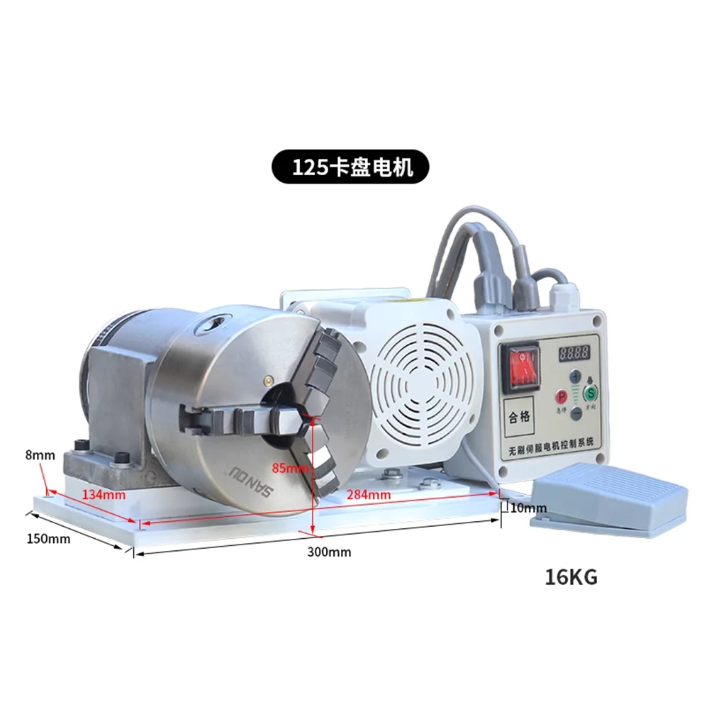 Die polishing core adjustable speed motor three jaw chuck power head assembly billiard repair machine lathe