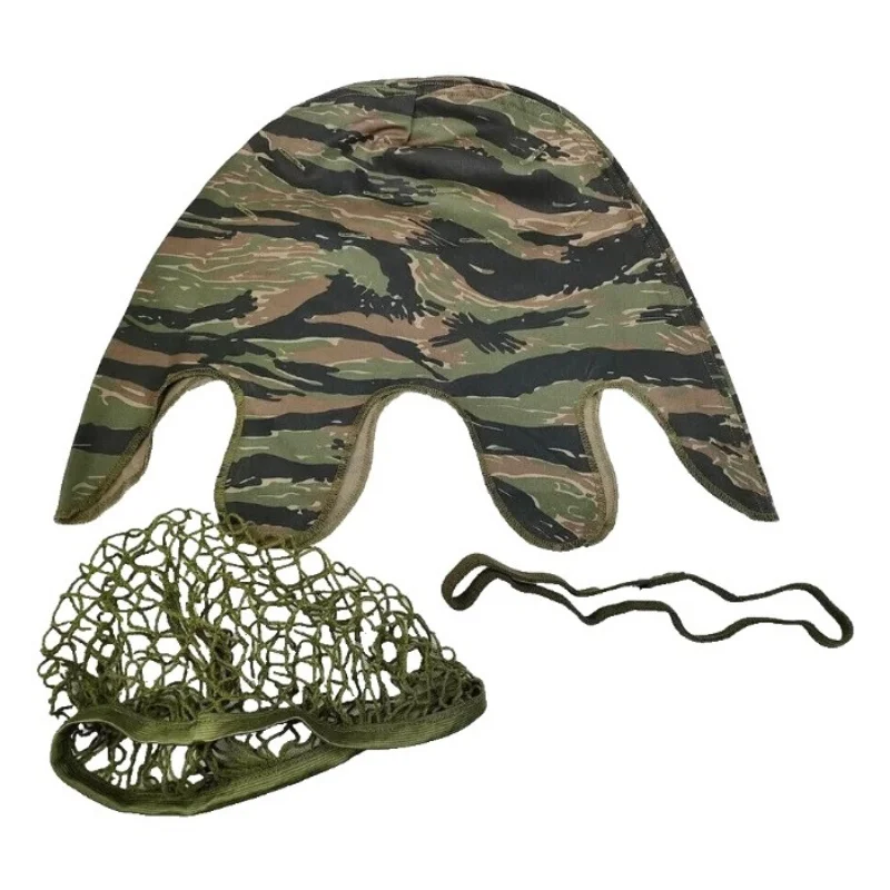 Vietnam Two-Sided Camouflage Field Operations Helmet Cover Prop Collection US Mitchell Camo M1 Helmet Cover Replica