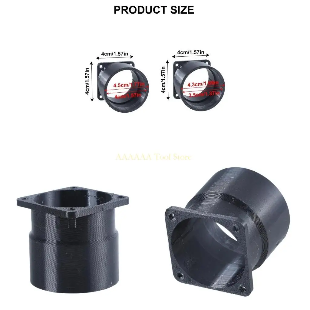

A2BE Duct Connectors Plastic Straight Pipe Flange for Ducting Pipes Hoses Heating