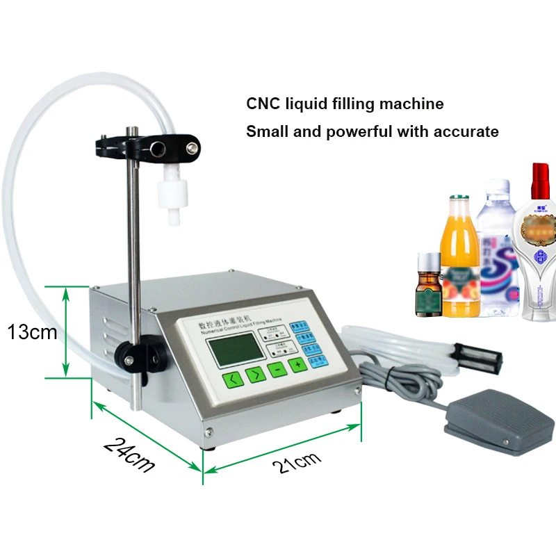 

10V/220V Water Beverage CNC Liquid Filling Machine Perfume Juice Milk Quantitative Filler Packaging Machines