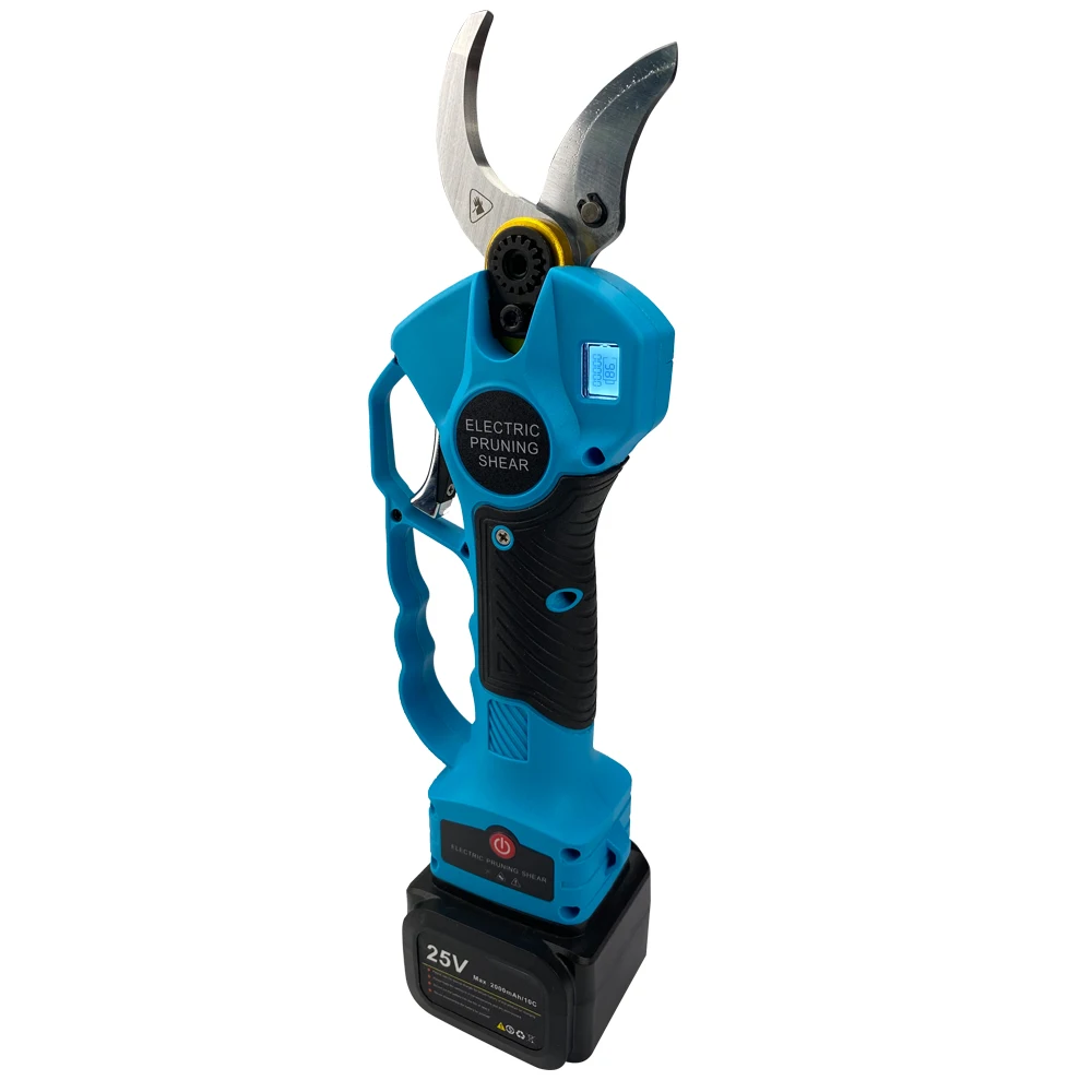 

40mm Battery Powered Progressive Cordless Scissors Vineyard Rechargeable Electric Secateur Electrique Power Shears