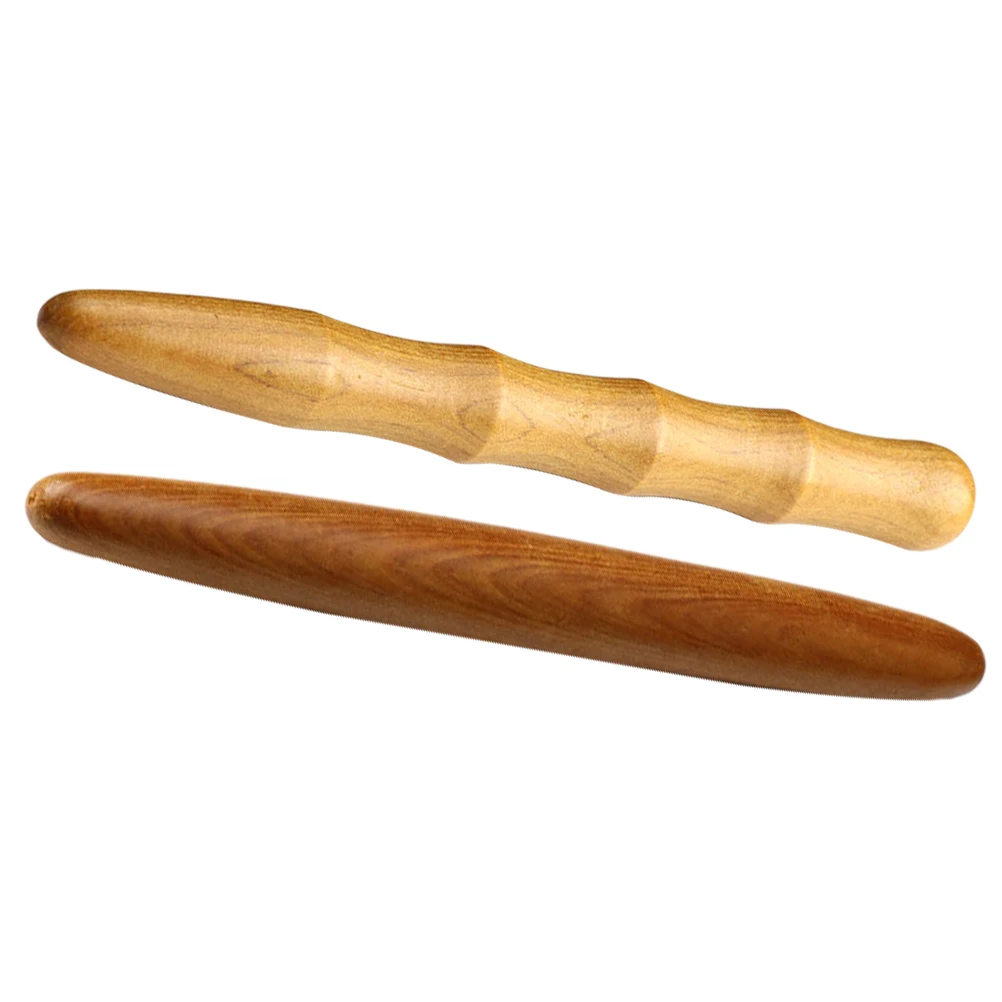 

2pcs Acupuncture Point Massager Natural Incense Wood Smooth Beauty Tools for Legs Arms Back Neck Travel Lightweight Easy to Hold