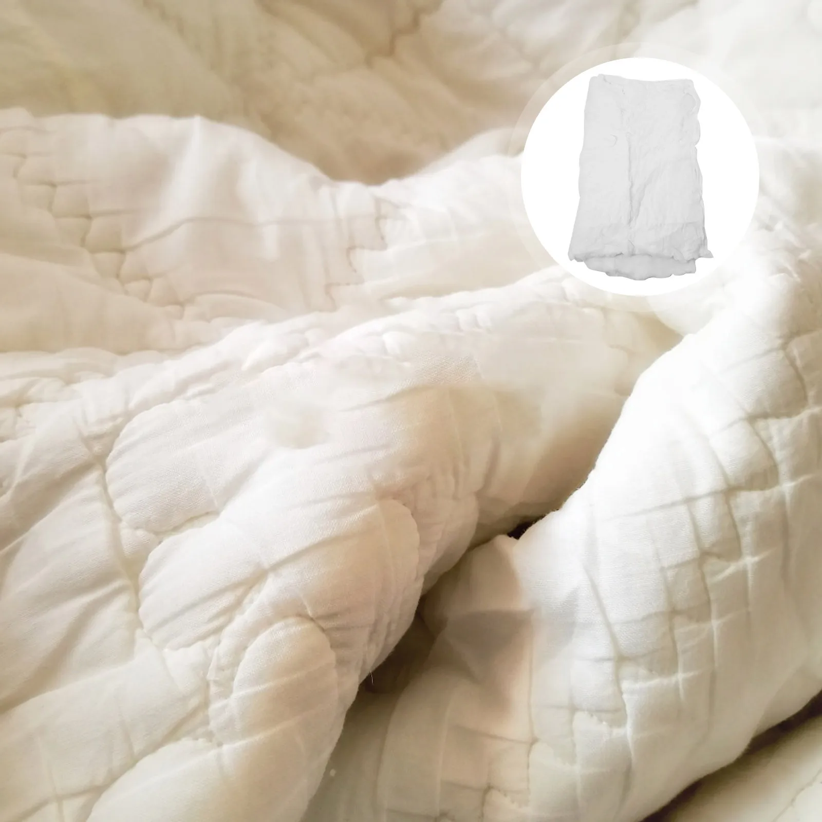 

1 Roll Cotton Fibre Quilt Core Cotton Batting Soft Even Filling for Quilt Cushion Bedding Warm Bed Linen Warm Pad for Backpain