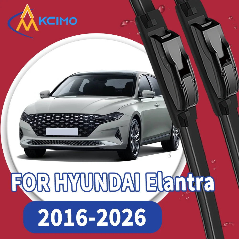 

High Quality 2pcs Windscreen Car Rain Brush Front Windshield Auto Wipers Perfect Fit for HYUNDAI Grandeur saloon 2016-2026
