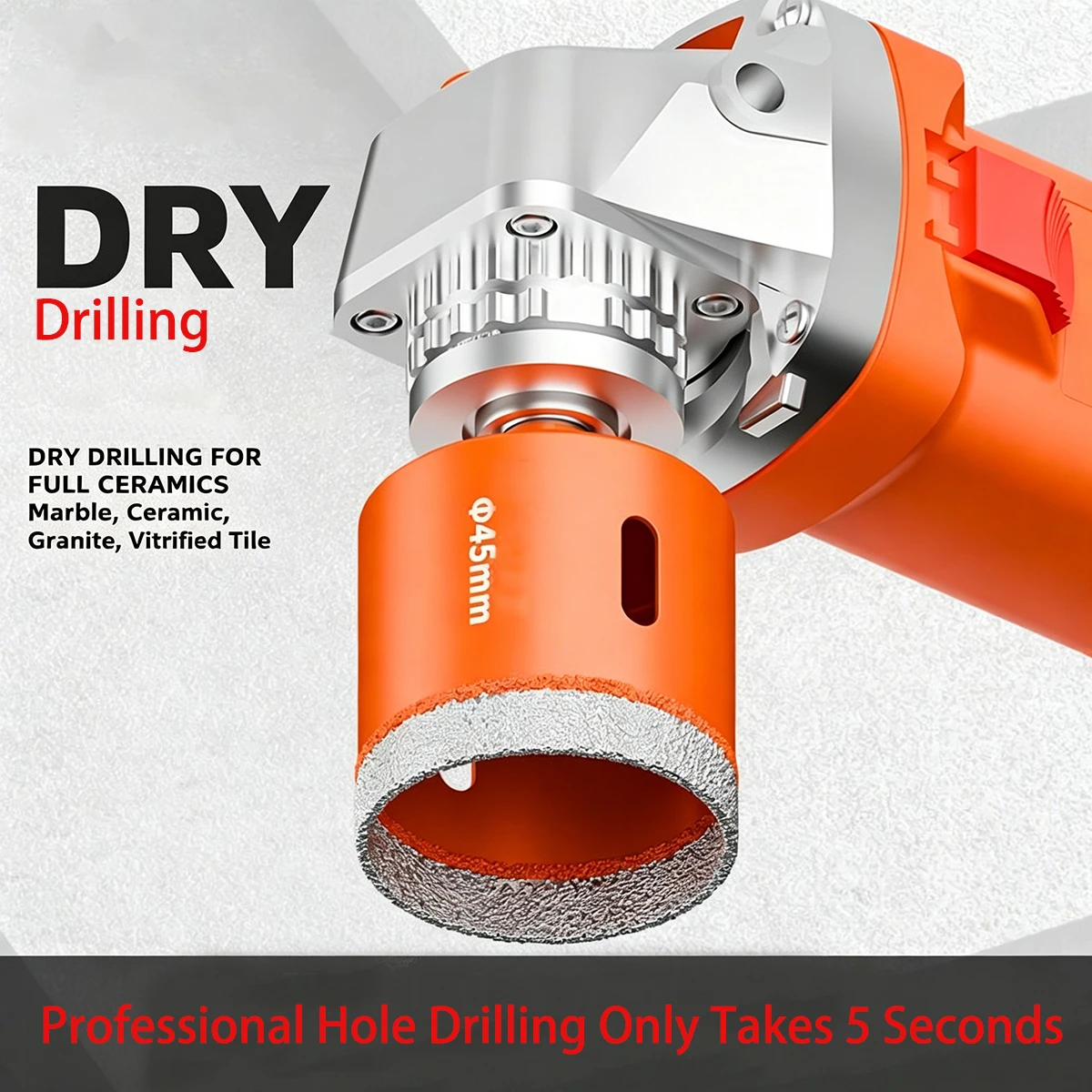 6/8/10/12mm M14 Brazed Diamond Drill Bit For Drilling Concrete Ceramic Tiles And Glass Dry Drilling Tools Saw Cutter Cutting