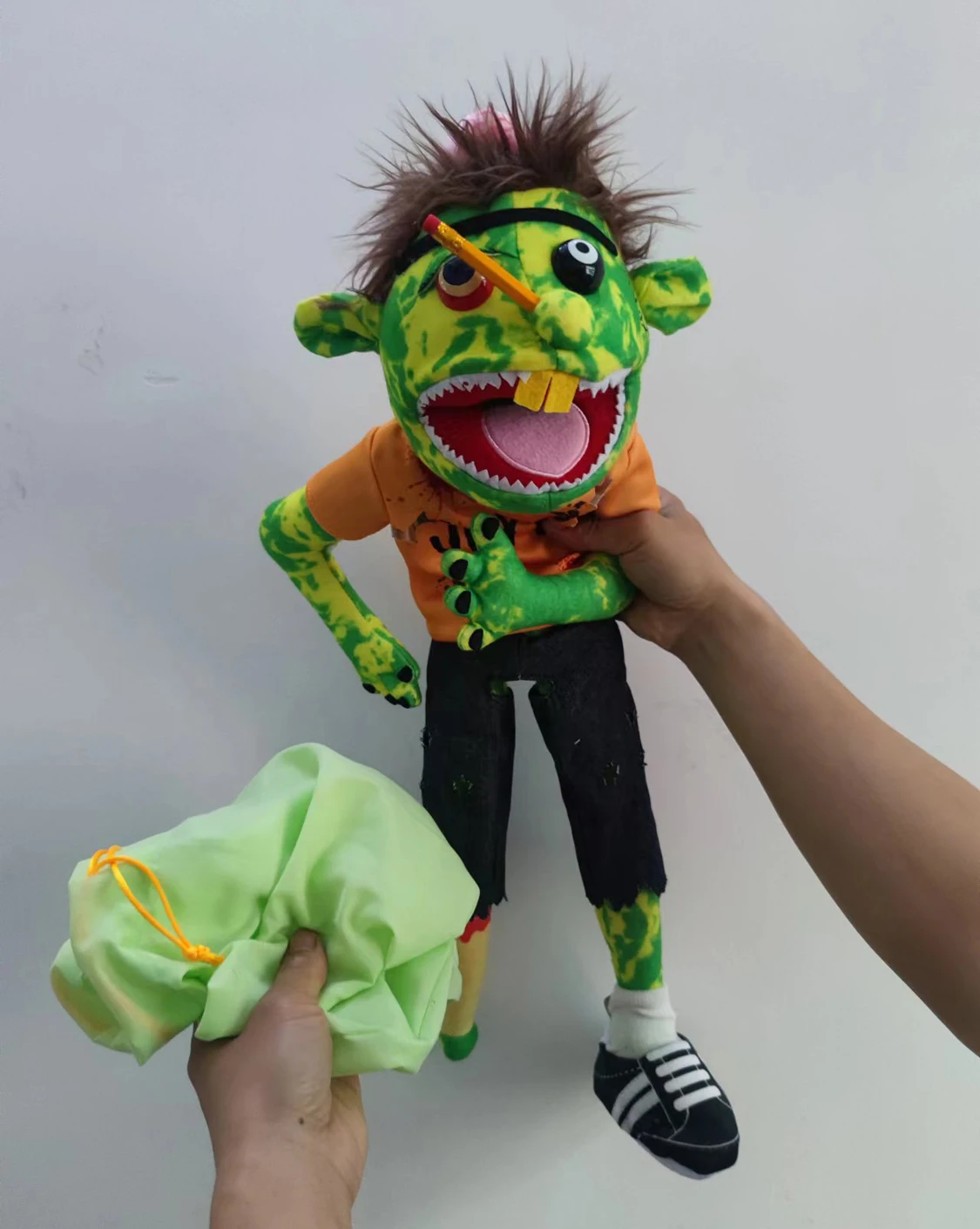 Zombie Jeffy Puppet Authentische SML Merch Volle Größe