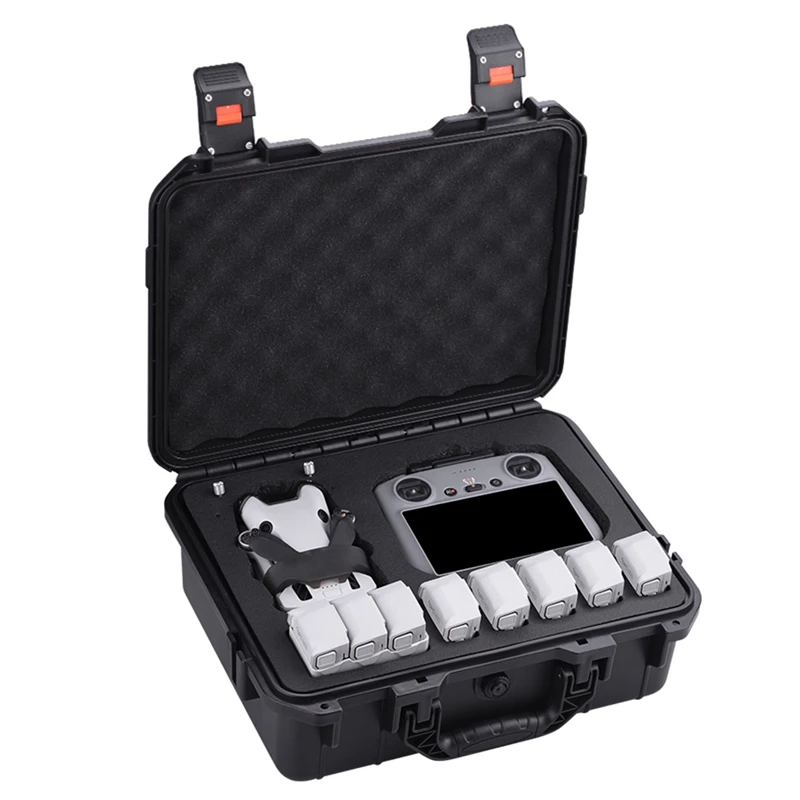 Caja de seguridad a prueba de explosiones para DJI Mini 4 Pro, bolsa de almacenamiento, caja de protección anticaída, caja de gran capacidad para exteriores