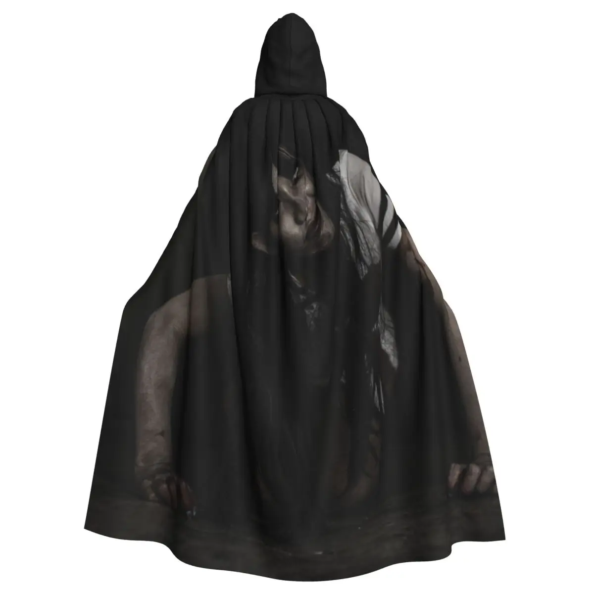 

Creepy Crawling Character Cloak for Halloween Horror Cosplay Unisex Adult Cloak with Hood Long Witch Costume Cosplay