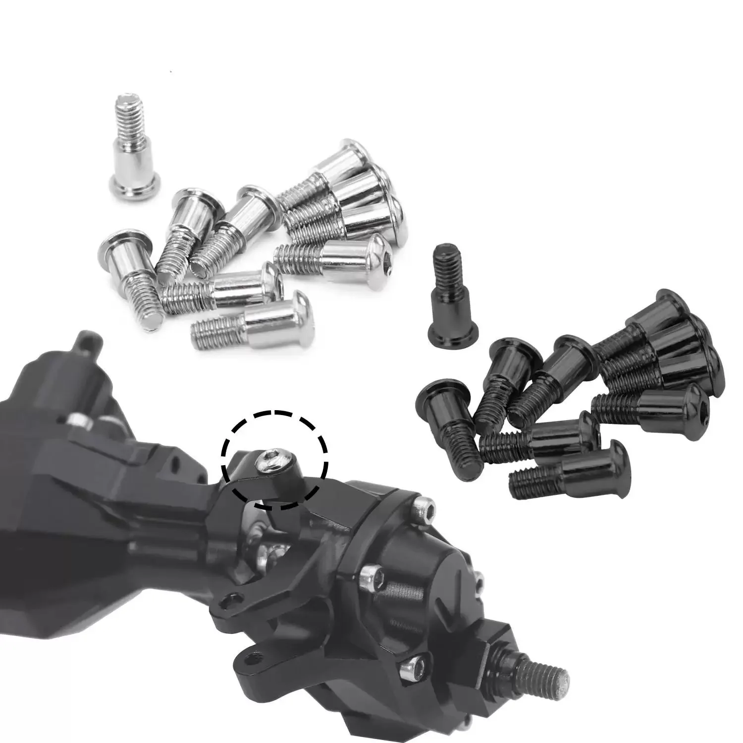 

Hexagonal Round Head Screw M3*4*10mm For 1/10 Axial SCX10 AR44 AR45 Capra F9 F10 H10 RC Car Upgrade Parts