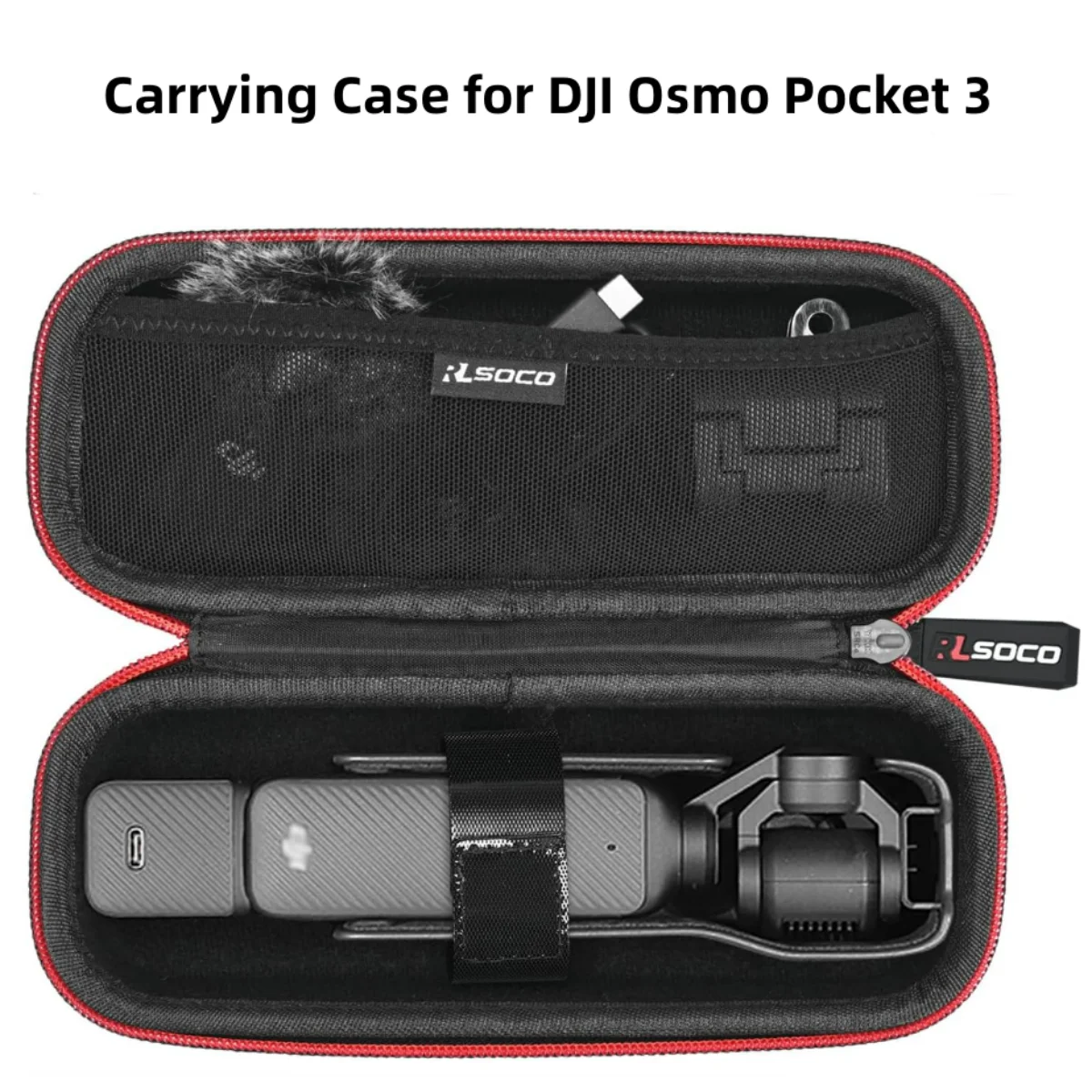 

Osmo Pocket 3 Case, Carrying Case for DJI Osmo Pocket 3, Portable Hard Protective Storage Case, Carry Bag Pocket 3 Accessories