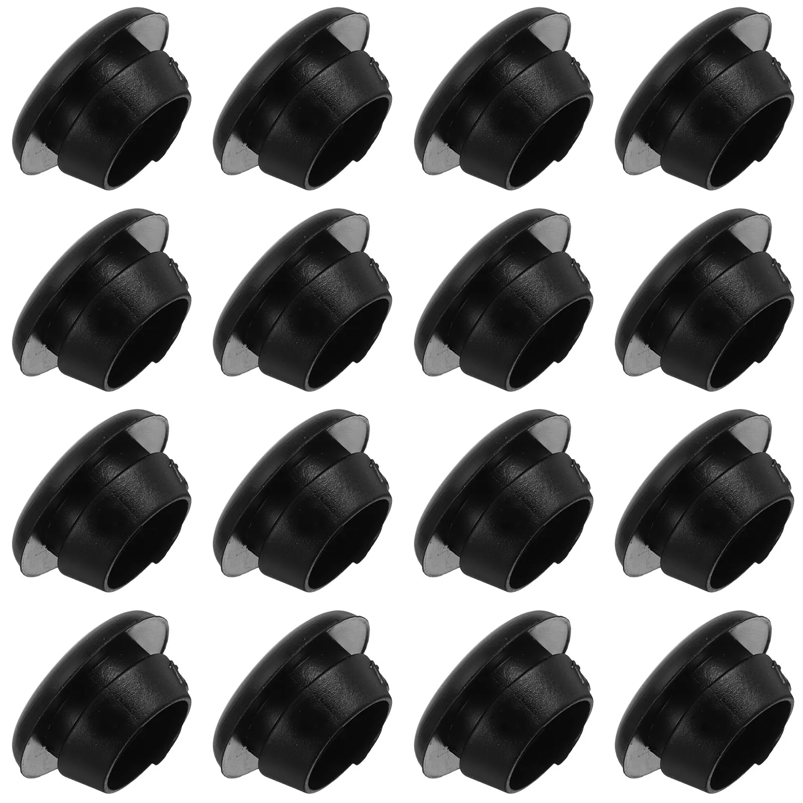 200Pcs Black Rubber Grommets Push Fit Cable Protectors Sealing Hole Plugs Electrical Automotive Wiring Rubber Hole Plugs