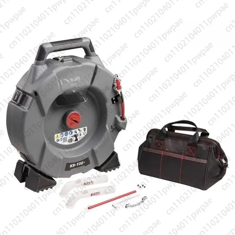 Electric Soft Shaft Drain Pipe Cleaner Commercial Catering Sewer Drain Unclogging Machine