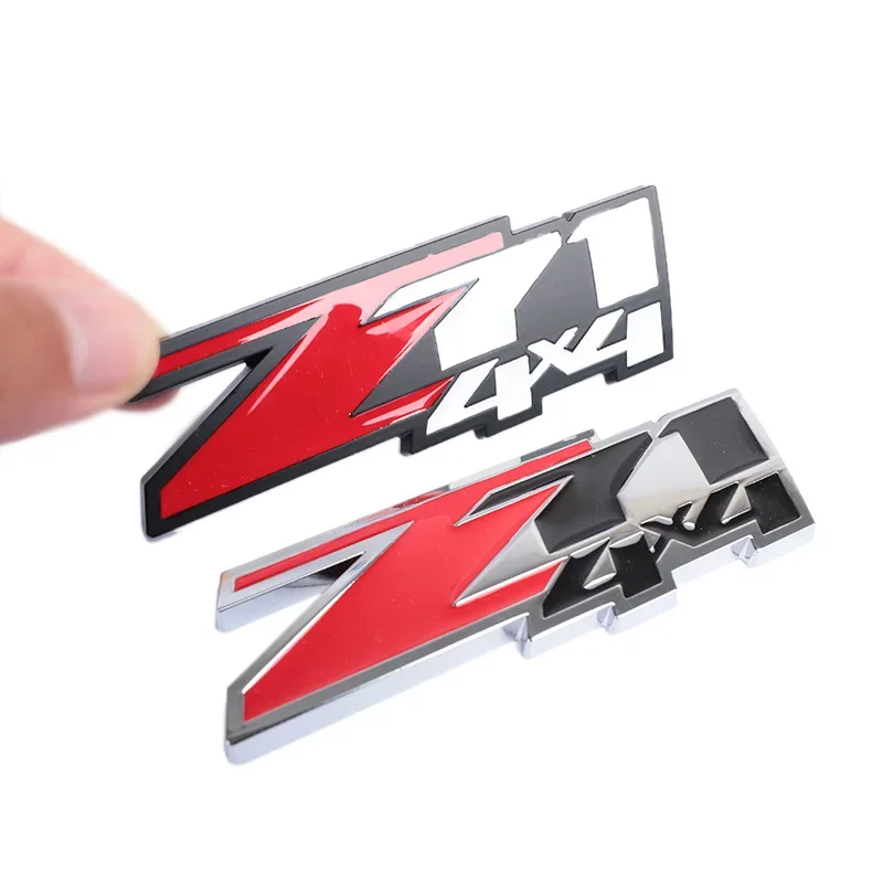 Metal Z71 4x4 Logo Emblem Badge Decal Car Sticker Front Hood for Chevrolet Suburban Xtreme GMC Silverado Chevy Colorado