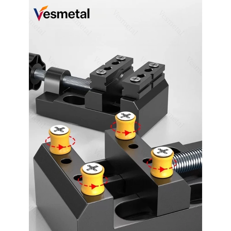 Mini Universal Parallel Flat Table Clamp, Mini Vice Fixing Tool for Watch Repair, Jewelry DIY, Sculpture & Carving Craft