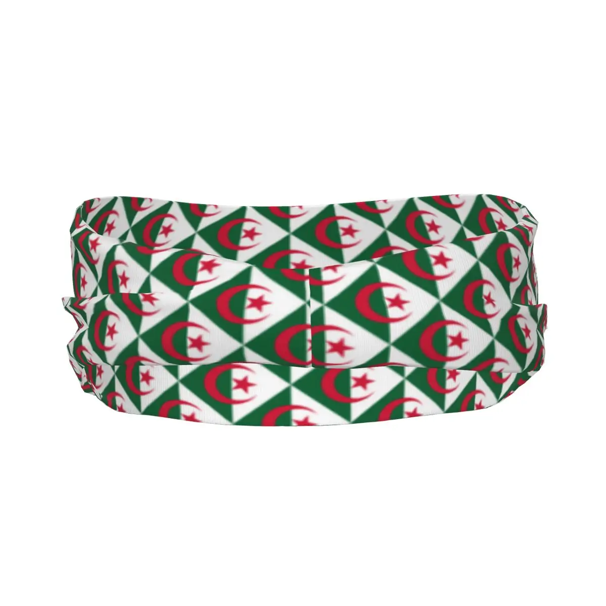 Algerian Vlag Elastische Haarband Yoga Hoofdband Make-Up Haar Hoepel Headwrap