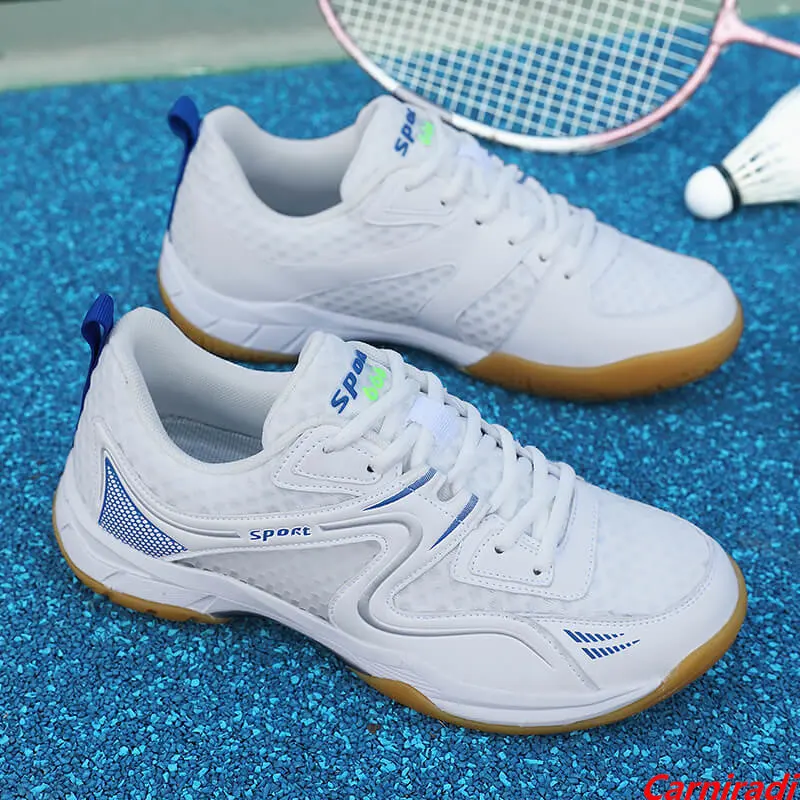 Unisex Professional Athletic Training Badminton Shoes Women Anti-slippery Shock-absorbant Sneakers Men Breathable Tennis Shoe