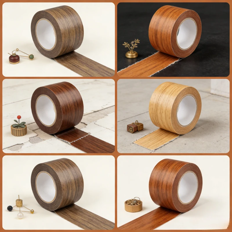 Xfasten Woodworking Tape - 자가 접착식 목재 무늬 수리 패치
