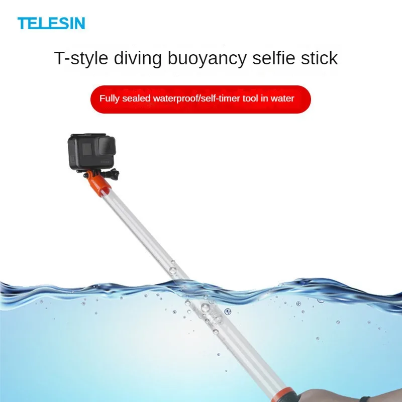 TELESIN Waterproof Selfie Stick: The Ultimate Sports Camera Accessories for Adventurers