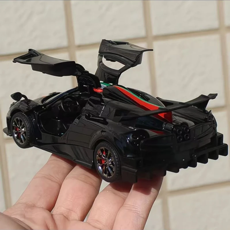 Exquisite Gift 1:32 Imola Alloy Sound and Light Sports Car Model Kindergarten Children's Puzzle Toys Children's Birthday