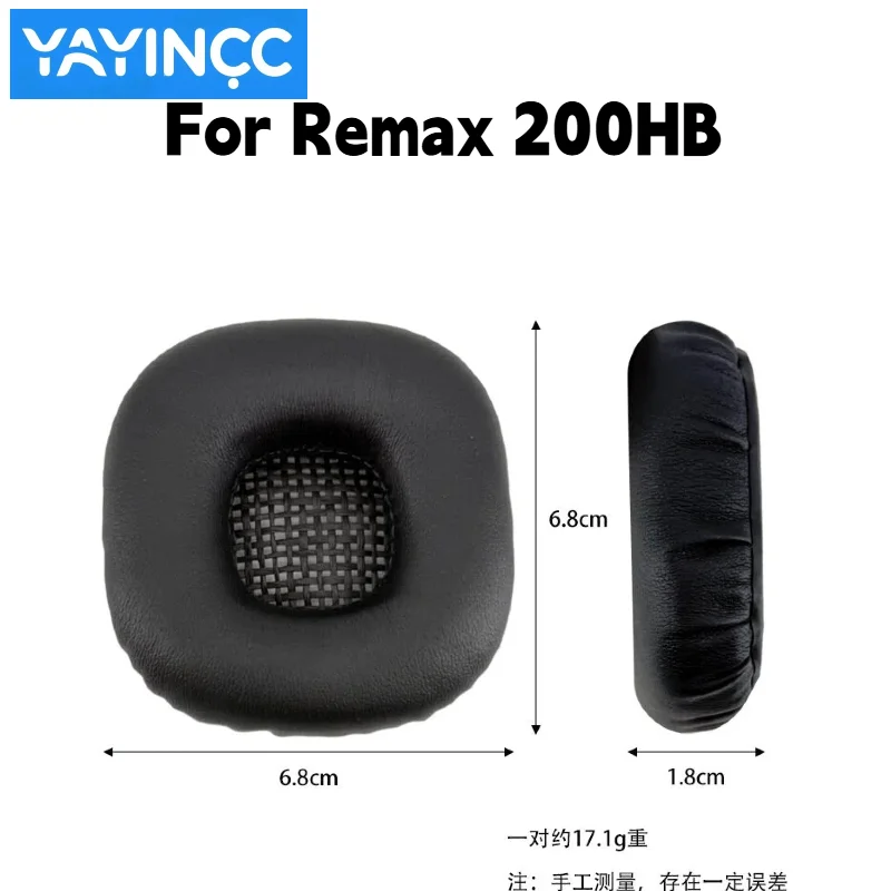 Ersatz-Ohrpolster aus Proteinleder, geeignet für Remax 200HB Kopfhörer, Ersatzteile für Ohrmuscheln. – Detail 6