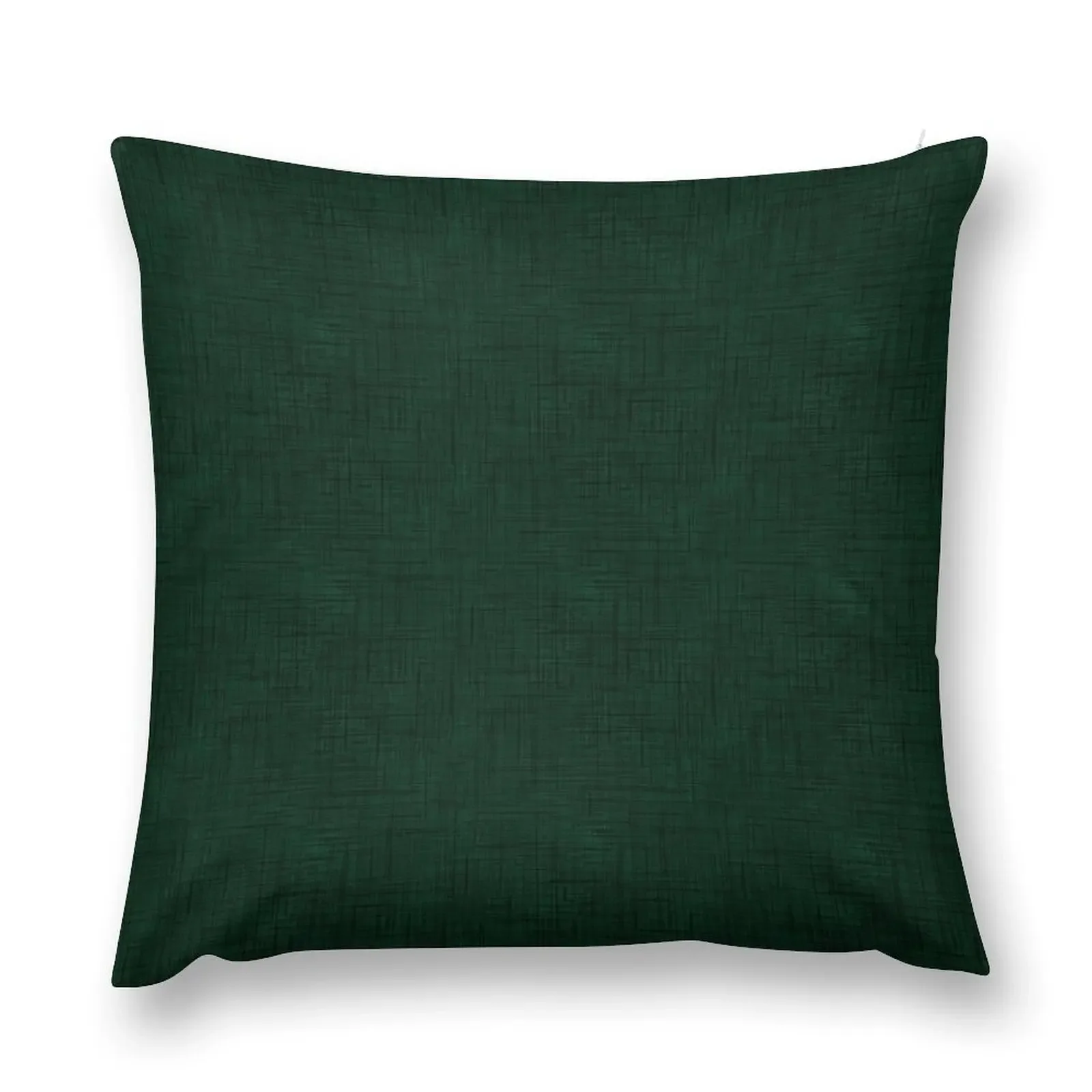 Textured dark green, solid green Throw Pillow autumn decoration Christmas Pillows Pillowcases pillow