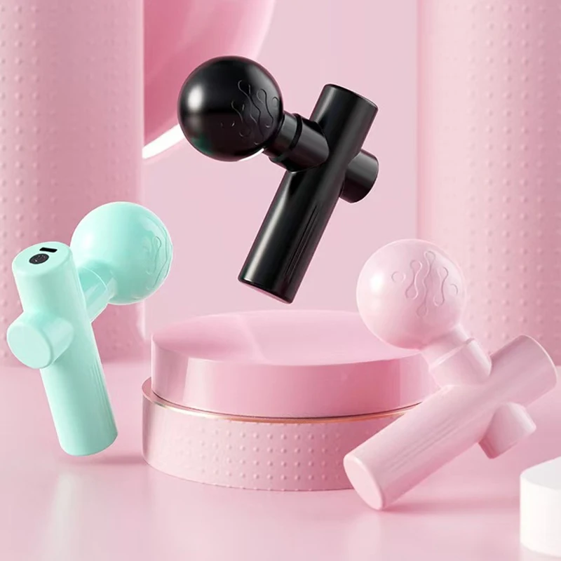 1 個 USB ミニマッサージツール筋膜マシン筋肉リラクゼーション振動ツールロッドマッサージフィットネス機器ネックグラブ筋膜ツール