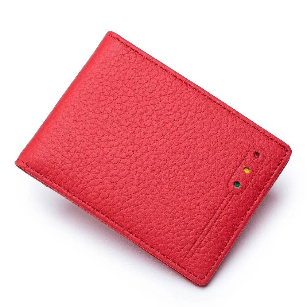 

Simple Cowhide Male Card Bag Ultra Thin RFID Blocking Credit Card Holder Multifunction Portable ID Card Holder Unisex