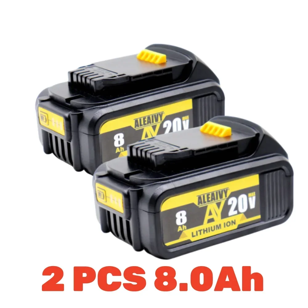 Original DCB200 20V 8000mAh Lithium Replacement Battery For Dewalt 18V DCB184 DCB200 DCB182 DCB180 DCB181 DCB182 DCB201 DCB206
