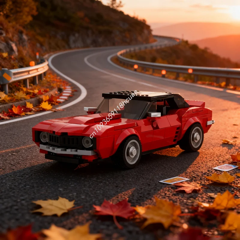 

301 шт. MOC Chevroleteed Camarosn SS город модель строительные блоки рождественские подарки архитектура креативная игрушка образовательный кирпич для детей