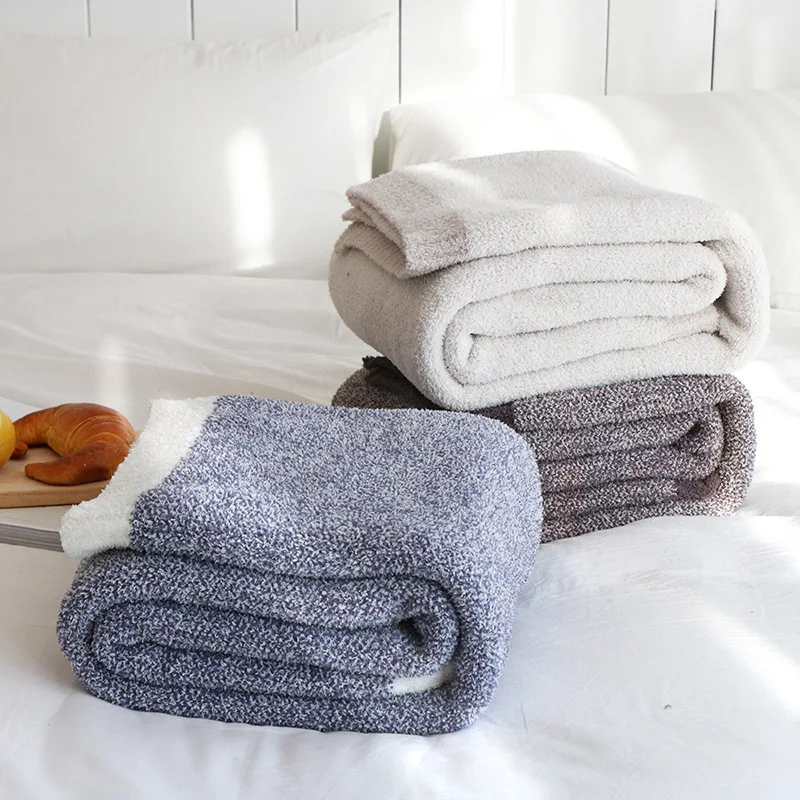 

Осень-зима, новое уютное вязаное одеяло для домашнего декора, осенне-зимнее мягкое домашнее вязаное шерстяное одеяло, удобное одеяло для дивана